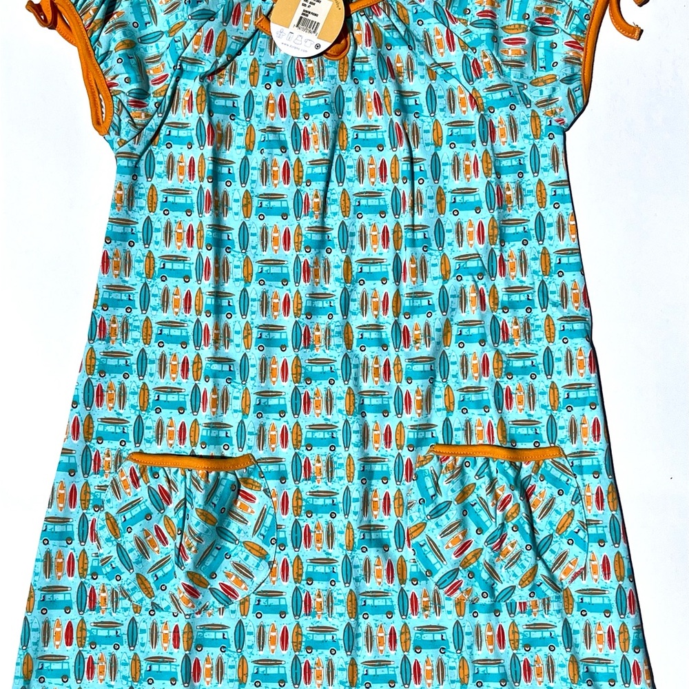 Zutano Dress 4T with Surfboard Print